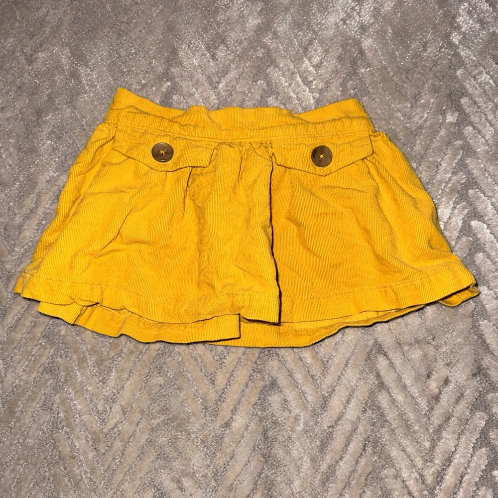 Yellow Little Girl Skirt